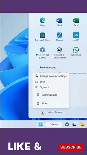 How to Switch Users in Windows 11 / 10