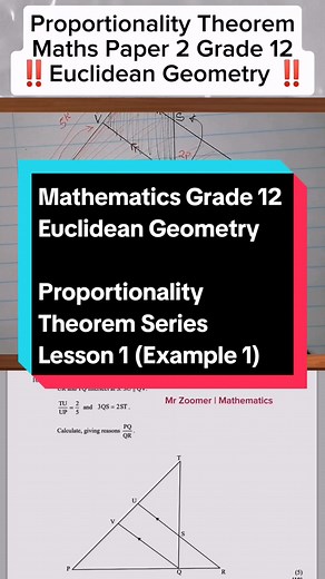Understanding Euclidean Geometry: Proportionality Theorem Explained