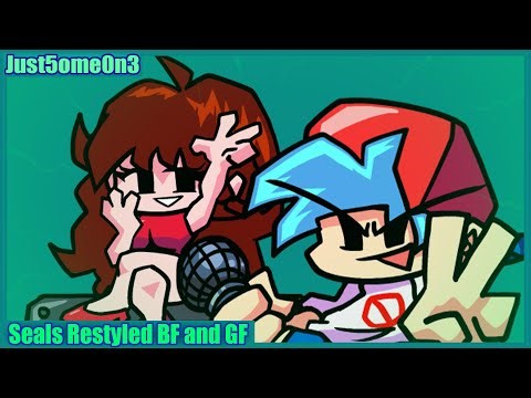 Seal's Restyled BF & GF! | Friday Night Funkin' Skin Showcase (Made by MrUSeal)