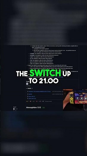 Switch 21.0.0 QUICK Atmosphère Update