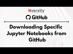 Downloading Specific Jupyter Notebooks from GitHub