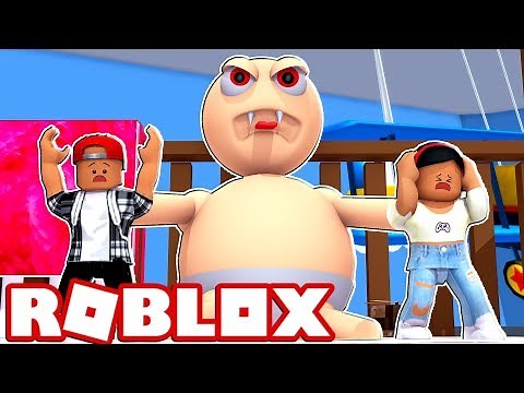 ESCAPE THE EVIL BABY! - ROBLOX ESCAPE THE DAYCARE OBBY