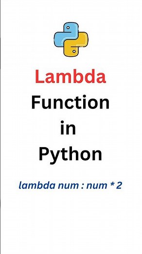Lambda functions in Python with example