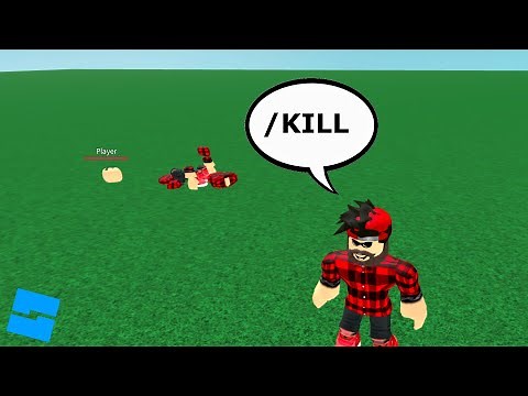 How To Script Admin Commands in Roblox - /Kill Player