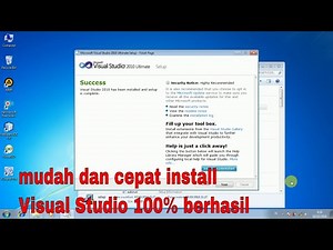 Cara mudah dan sukses Install Visual Studio 2010_Tutorial Jinan