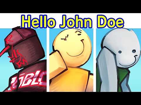 FNF Hello John Doe FULL GAME | Roblox: Guest 666/Bloody Mary (Horror Mod)