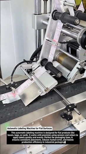 Automatic Labeling Machine for Flat Surfaces | High Precision Label Applicator