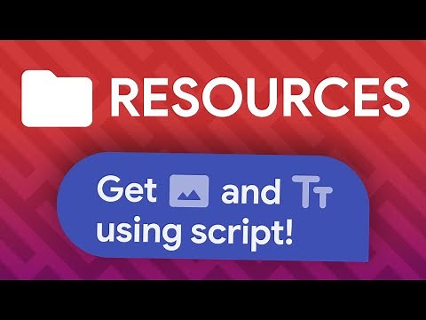 USING RESOURCES to get ASSETS in code! [2]