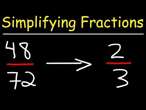 Simplifying Fractions