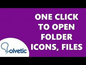 One Click Open Folder, Icons, Files Windows 11 ✅✅