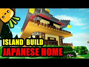 ROBLOX ISLAND | Building Ideas | How to build a House - Japanese Style