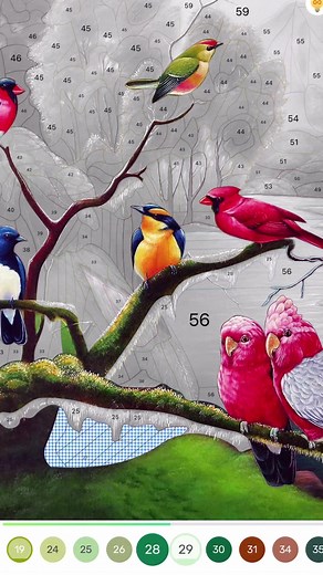 Free paint by number game for all ages. Color your day! Brighten your day up! | Paint By Number