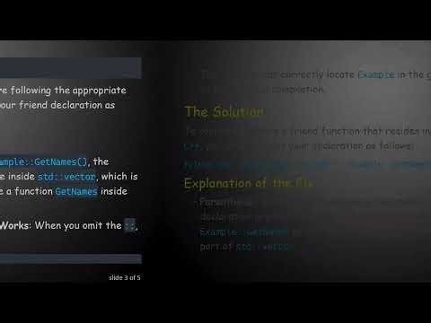 How to Declare a Friend Function in the Global Namespace That Returns a Template Class in C+ +