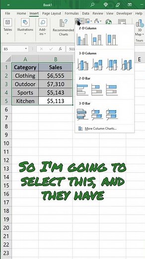 How to Make a Bar Graph in Excel