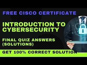 Introduction to Cyber security | final exam answers | cisco course 2021 | 100% correct solution