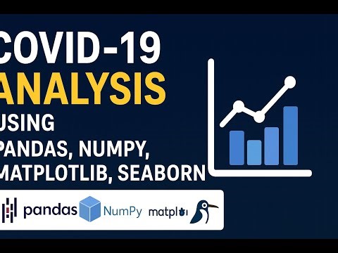 COVID-19 Data Analysis Project | Pandas, NumPy, Matplotlib, Seaborn | Complete Python Data Science