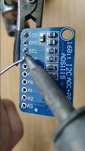 ADS1115 Module Pin Soldering | Arduino Module