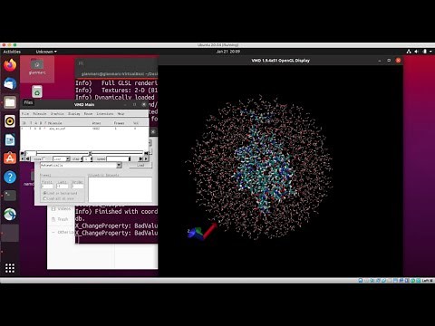 Intro to Running Molecular Dynamics Simulations with NAMD (links to each section in description)