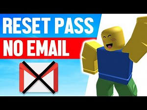 How To Reset Roblox Password Without Email 2021 (NEW METHOD)