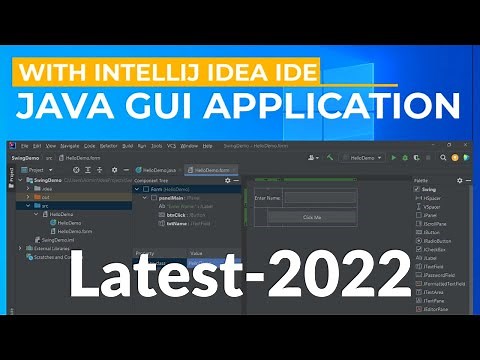 First Java Swing GUI Application with IntelliJ IDEA IDE (2022)