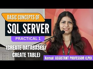 SQL Server Tutorial for Beginners | CREATE DATABASE & CREATE TABLE Explained