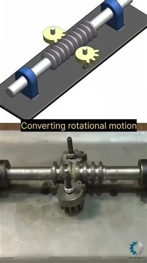How to Convert Rotational Motion to Linear Motion! ⚙️ #Shorts