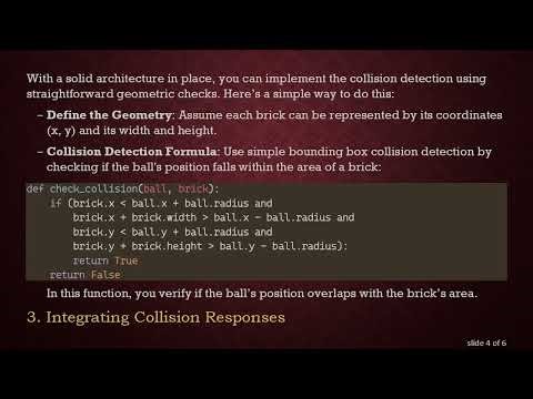 Mastering Collision Detection in Python OpenGL for a Breakout Game