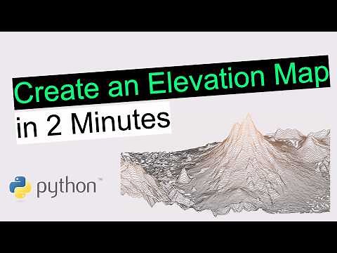 Create Beautiful Topographic Maps with Python