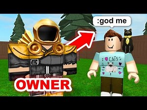 THE OWNER GAVE ME ADMIN COMMANDS!! (Roblox Trolling/Pranks)