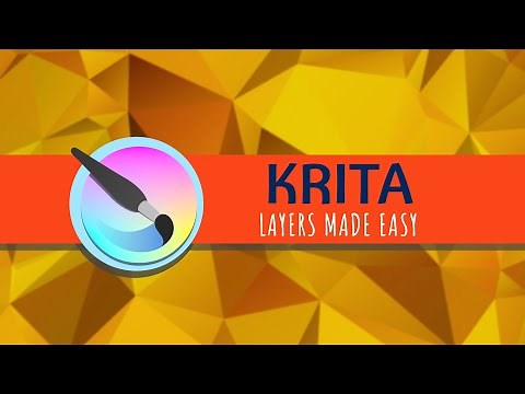 Krita Tutorial For Beginners 2020: Layers Made Easy.