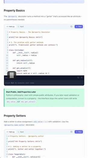 Python Properties - @property Decorator, Getters and Setters — in 30 seconds #Tech #Learn #Tools
