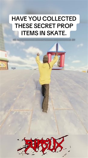 HAVE YOU COLLECTED THESE SECRET PROP ITEMS IN SEASOM 2 SKATE #SKATE4 #easkate4 #skatebeta #skategame #skategameplay