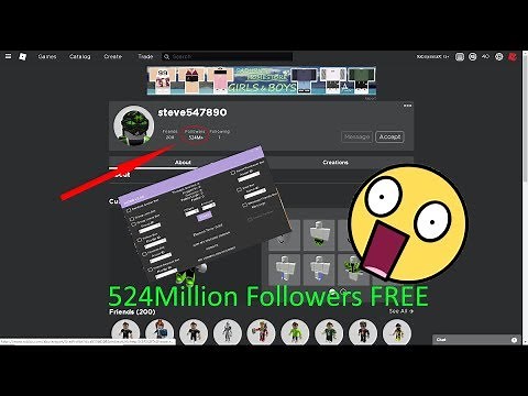 ROBLOX - HOW TO GET 10K+ FOLLOWER WITH FOLLOWER BOT!