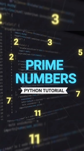 Prime Numbers in Python 🐍 | Simple Logic in 30 Seconds!