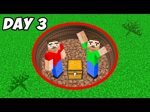 Minecraft, But I Can't Leave This Hole...