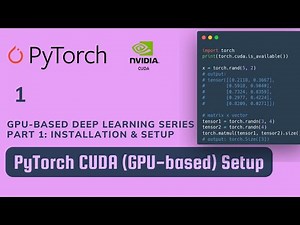 GPU-based deep learning (2023) series 1: PyTorch & CUDA installation guide
