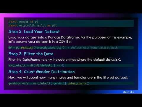 How to Create a Pie Chart in Python Based on Dataset Features