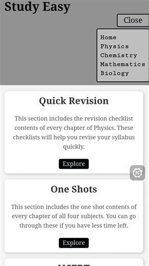 Study Easy Website — Clean UI & Dropdown Menu Explained 💻 | HTML CSS JS Project