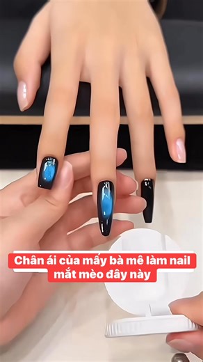 Chân ái của mấy bà mê làm nail mắt mèo tròn đây này Bà nào hơ tròn k đc thì thử liền cho toai nhá | An Java