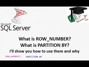 MS SQL Tutorial: How and why to use ROW_NUMBER. Includes PARTITION BY and ORDER BY examples.