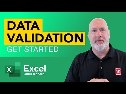 Excel - Getting started with Data Validation List