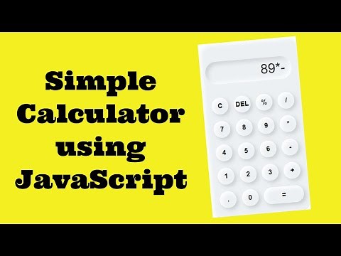 how to build a simple calculator using javascript