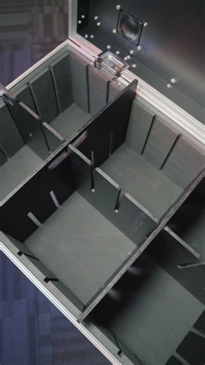 Titan AV Large & Short Cable Packer Road Case