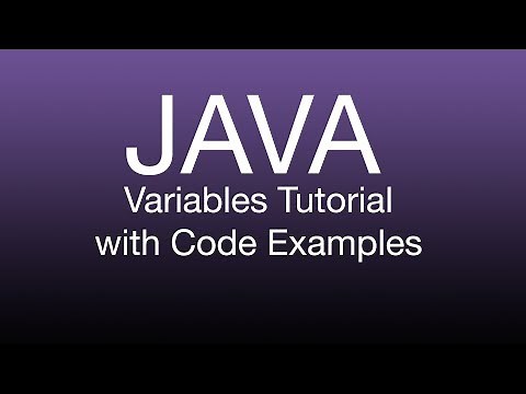 Java Class Variables, Instance Variables, Local Variables, Parameters Tutorial