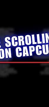 🔥 STEPS: How to create scrolling text on capcut | Full Guide