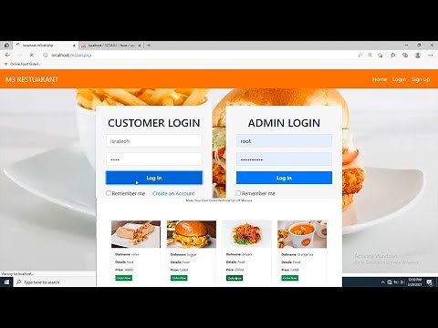 Online Food Ordering and Delivery System | With full database, PHP, CSS, MsQL, JS.