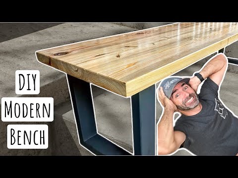 DIY Bench | Wood & Metal