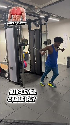 The BEST Cable Fly Variation for Maximum Chest Growth (High–Low, Mid, Low–High) #seme_fit #fitness