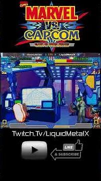 Marvel vs Capcom: Mega Man vs 2 War Machines #marvelvscapcom #FightingGames #Shorts #GamingShorts