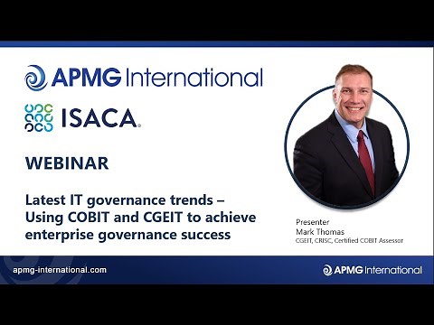 Using COBIT and CGEIT to achieve enterprise governance success